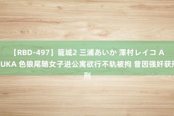 【RBD-497】籠城2 三浦あいか 澤村レイコ ASUKA 色狼尾随女子进公寓欲行不轨被拘 曾因强奸获刑