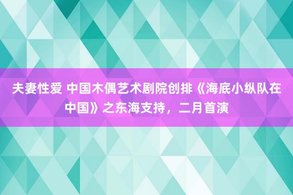 夫妻性爱 中国木偶艺术剧院创排《海底小纵队在中国》之东海支持，二月首演